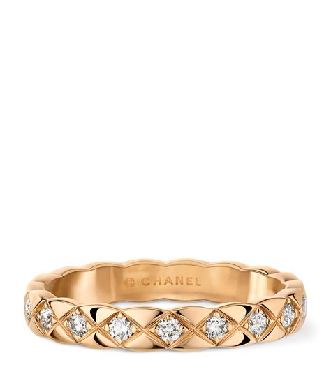 chanel beige gold ring|chanel rings real.